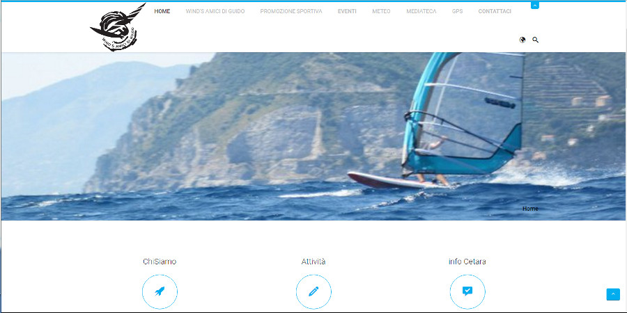 Wind's Amici di Guido realizzato con CMS joomla
